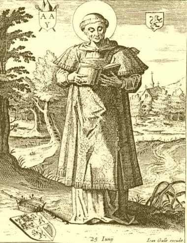 San Adalberto de Egmond, diácono y abad