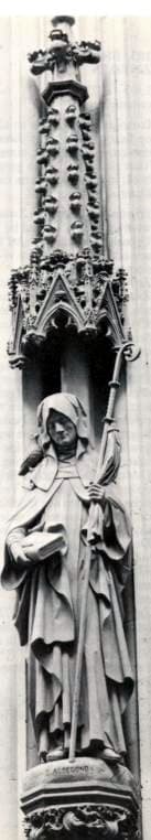 Santa Aldegunda, abadesa
