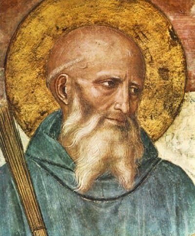 San Benito de Nursia, abad
