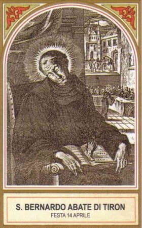 San Bernardo de Tiron, abad