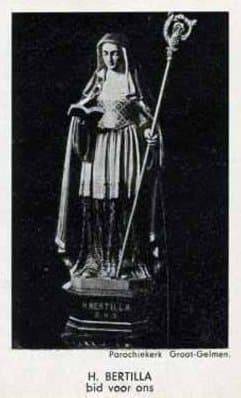 Santa Bertila, abadesa