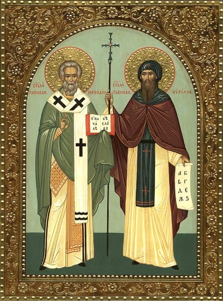 Santos Cirilo y Metodio, misioneros