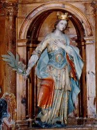 Santa Columba, virgen y mártir
