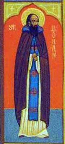 Santos Donnan, abad, y cincuenta y dos monjes, mártires