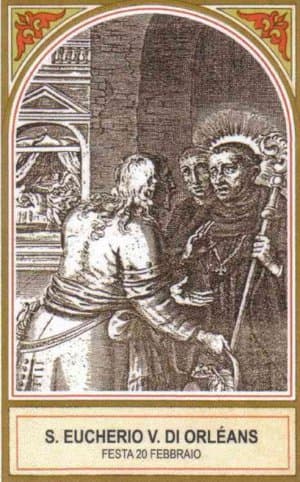San Euquerio de Orleans, obispo