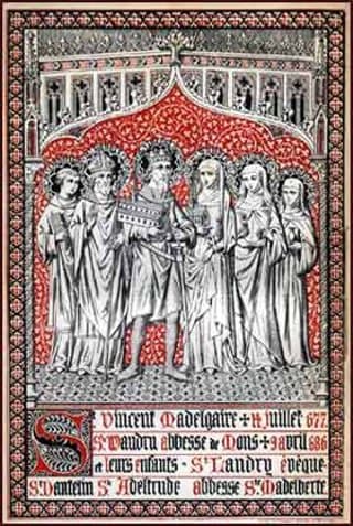 Santa Valdetrudis, fundadora