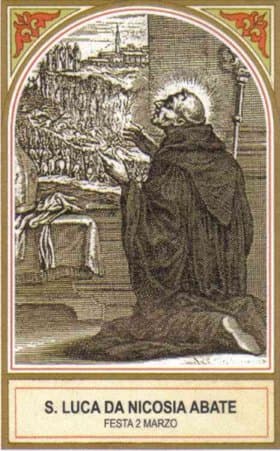 San Lucas Casali de Nicosia, monje