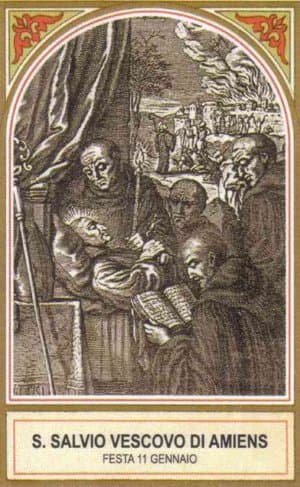 San Salvio de Amiens, obispo