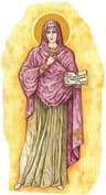 Santa Silvia, madre de familia