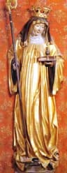 Santa Waldburgis, abadesa