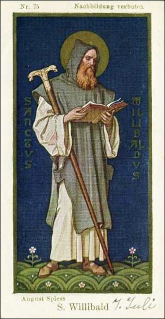 San Willibaldo de Eichstätt, monje y obispo