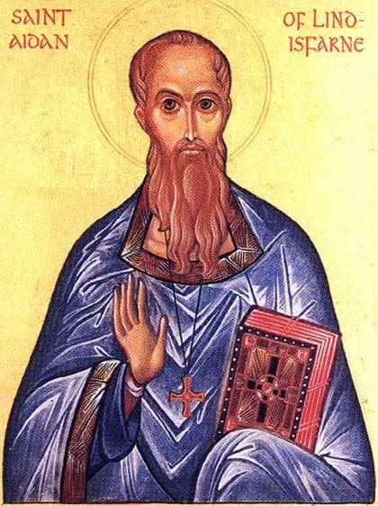 San Aidano de Lindisfarne, abad y obispo