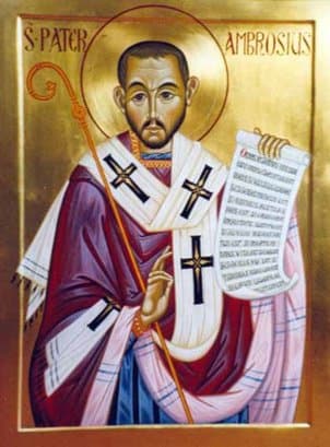 San Ambrosio de Milán, obispo y doctor de la Iglesia