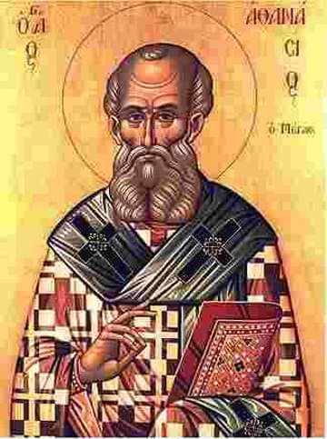 San Atanasio de Alejandría, obispo y doctor de la Iglesia