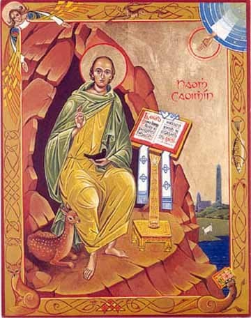 San Coemgeno, abad