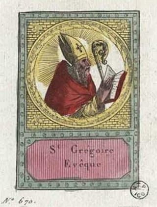 San Gregorio de Tours, obispo