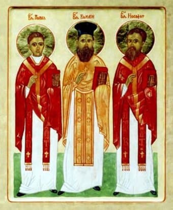 Beatos Pedro Vicev, Pablo Dzidzov y Josafat Siskov, presbíteros y mártires