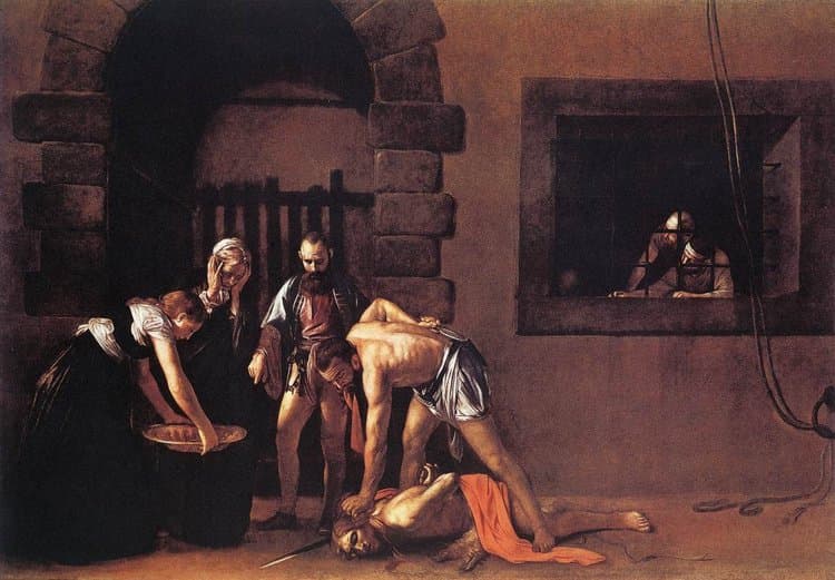 El martirio de san Juan Bautista