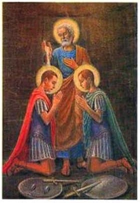 Santos Nereo y Aquileo, mártires
