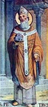 San Pedro de Anagni, obispo