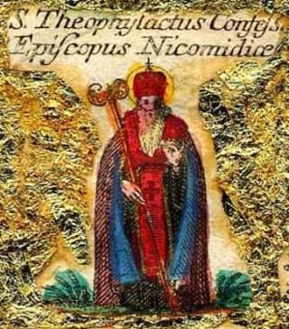 San Teofilacto de Nicomedia, obispo y confesor