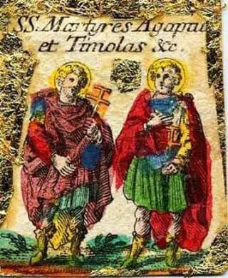 Santos Timolao, Dionisio y compañeros, mártires